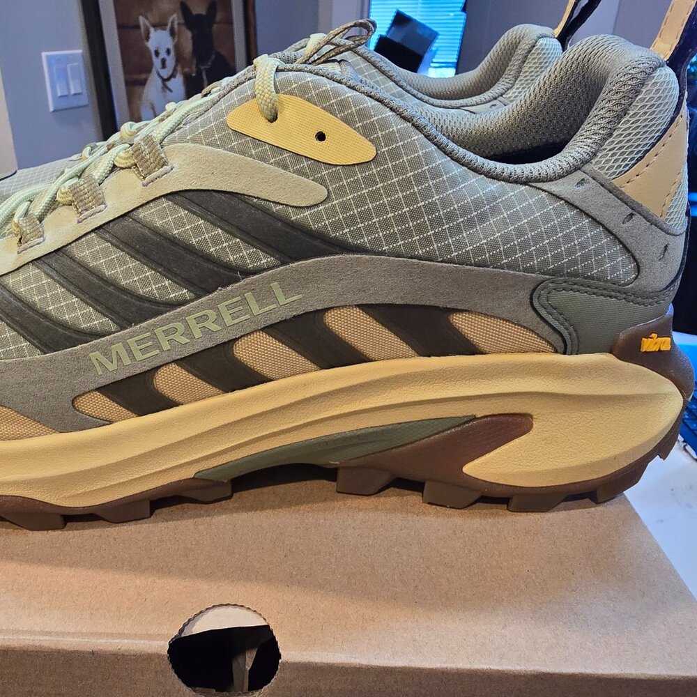 Merrell Mens Moab Speed 2 GTX Outdoor Gore-Tex Hiking Trail Shoes Size 12 NEW